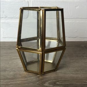 Geometric Glass Terrarium